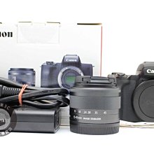 【台南橙市3C】Canon EOS M50 II M50 Mark II + 15-45mm 單鏡組 快門數 ≦10000 二手單眼相機 公司貨 #87848