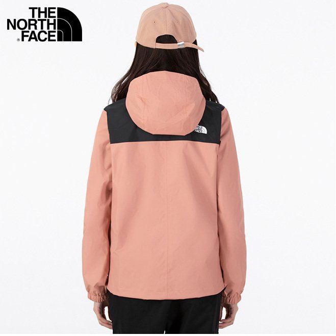 -滿3000免運-[雙和專賣店] The North Face 女 DV防水外套/5K2X/撞色經典款/玫瑰粉