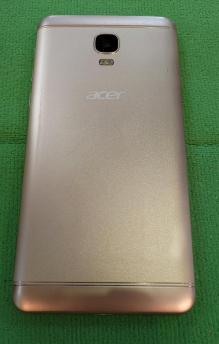 Acer z6 max 4G手機金色倚天股票機 2+16G中古機/零件機/料件機/老人機，螢幕標示處觸控不良/電池膨脹已經拆除