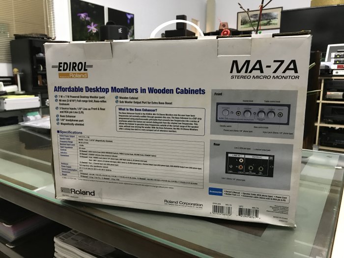 Roland MA-7A Stereo Micro Monitor 立體監聽喇叭| Yahoo奇摩拍賣