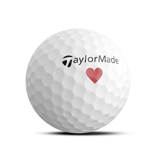 [小鷹小舖] TaylorMade Golf TP5 高爾夫愛心球 五層球 優化空氣動力學設計 職業級彈道渦旋設計