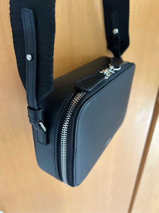 APC soho 相機包 側背包 黑色小牛皮 歐洲精品包