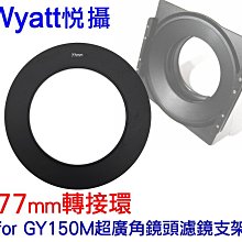 ＠佳鑫相機＠（全新品）Wyatt悅攝 77mm轉接環 for GY150M超廣角鏡頭濾鏡支架 框架 不會暗角! 可刷卡!