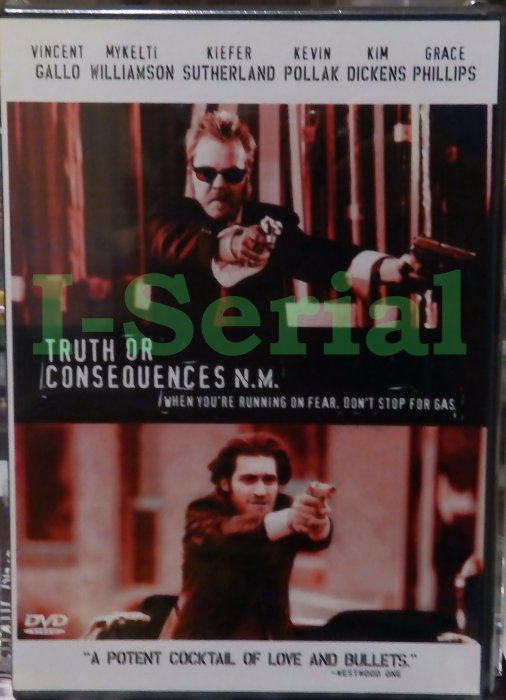 E4/ 全新正版DVD / 痞子大逃亡 TRUTH OR CONSEQUENCE N.M. (極光追殺令 基佛蘇德蘭)