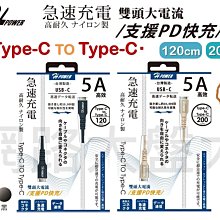 HPOWER 5A 金屬編織線 Type-C to Type-C 支援PD快充 USB-C 充電線 傳輸線