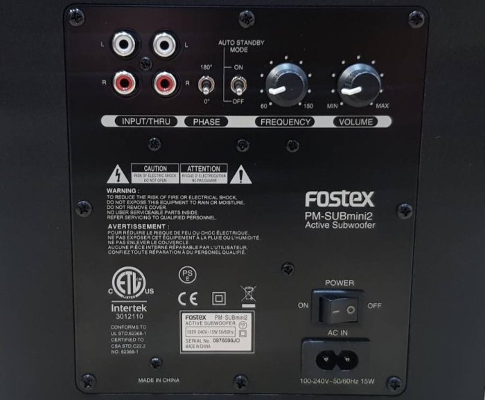 雅典音響世界＊ 極品FOSTEX PM-SUBmini 2 主動式重低音監聽喇叭| Yahoo