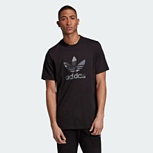 【Dr.Shoes】Adidas Original Trefoil Tee 男裝 黑 迷彩 棉質 短袖T恤 ED6959