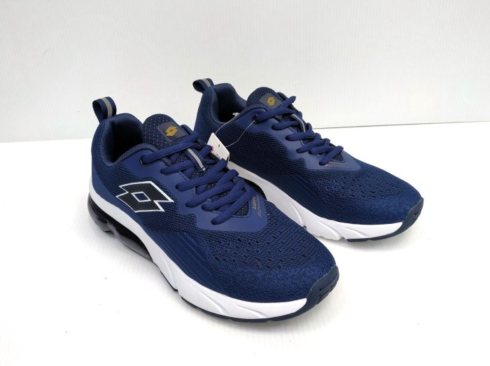 LOTTO男 Nova+ 編織氣墊跑鞋 加厚氣墊大底慢跑鞋  藍色  LT9AMR0696