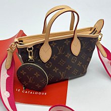 【哈極品】全新品 《Louis Vuitton LV老花字紋Neverfull BB手提包/肩背包/斜背包》