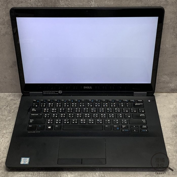 『澄橘』DELL E7470 14吋 I5 6300U/8G/256G QHD 觸控螢幕 黑《二手 無盒裝》A63605