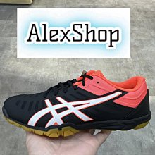 艾力克斯 ASICS ATTACK EXCOUNTER 2 黑紅膠底桌球鞋 男女 1073A002-001 警85