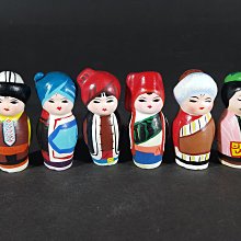 [銀九藝] 早期 中國陶瓷 民間泥人 娃娃 6件一盒