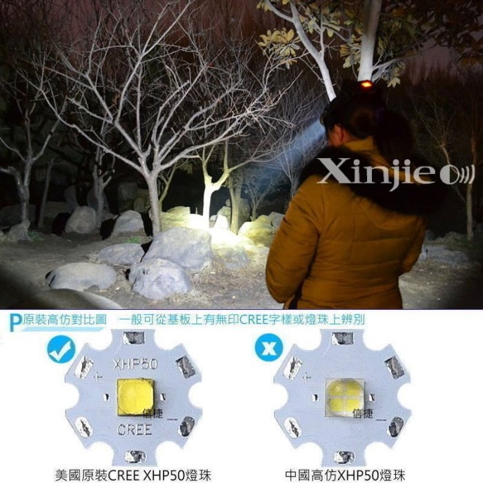 信捷戶外【B91】CREE XHP50 LED 強光頭燈 四核燈珠 手電筒 工作燈 登山 露營 Q5 T6 L2 P70