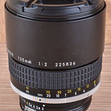 【桃園品光數位】Nikon AIS 135mm F2 定焦 望遠 手動 #42365A