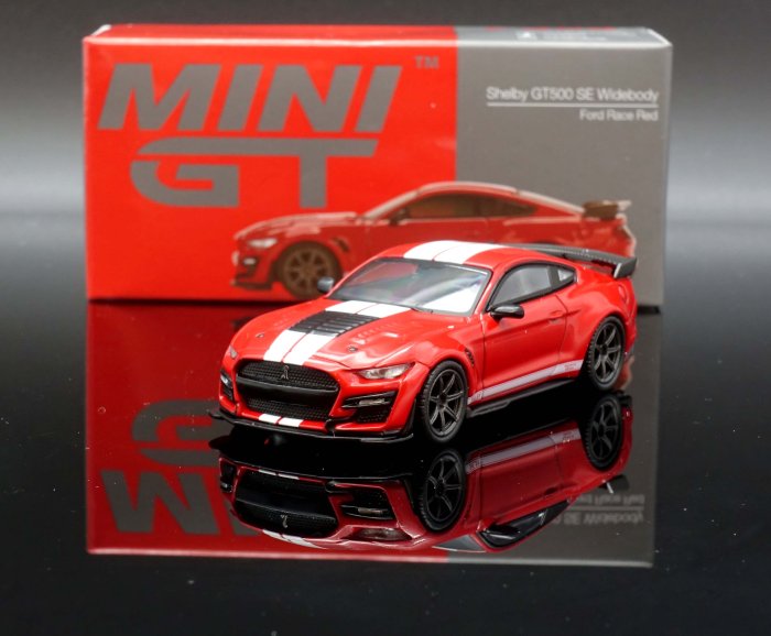 【MASH】現貨特價 Mini GT 1/64 Ford Shelby GT500 SE Wideboy 紅 #389