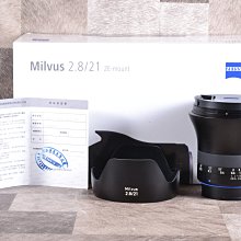 【品光攝影】Zeiss Milvus T* 21mm F2.8 ZE for CANON 公司貨 GI#74263T