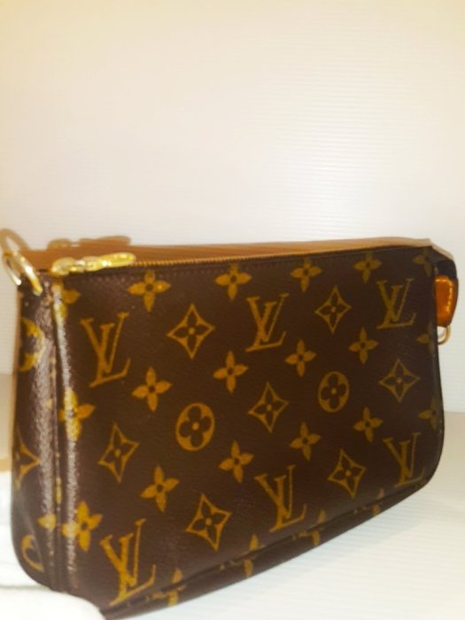 (售?)Louis Vuitton 路易威登 LV 老花 手拿包 晚宴包 收納包 船型包 M40712狀況優二手正品