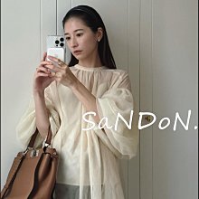 SaNDoN x『CLANE』春季透視感設計超美立體復古仙女紗襯衫 230301