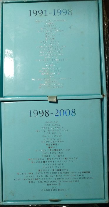 日版二手 --ZARD Premium Box 1991-2008 Complete Single Collection