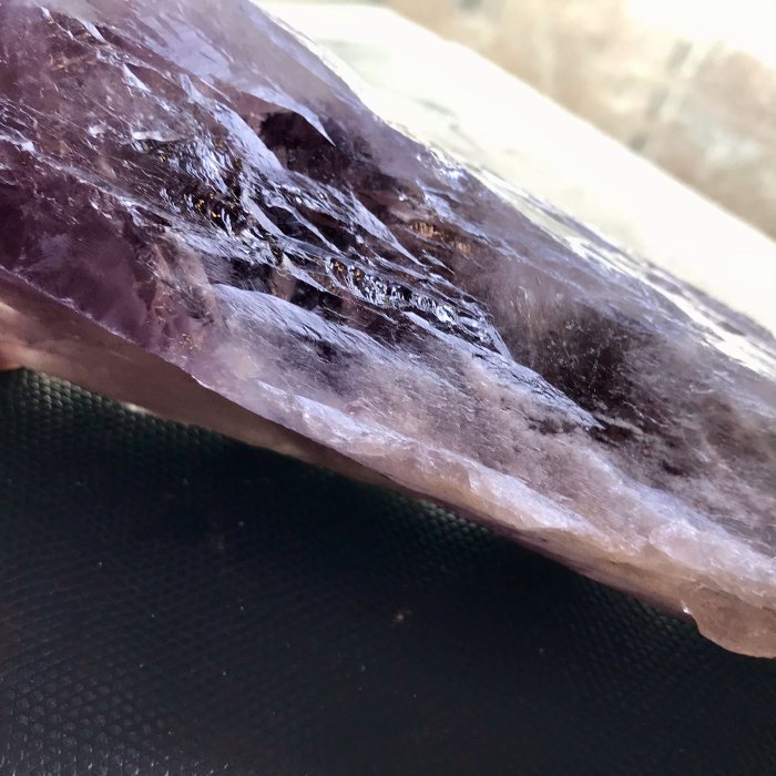 紫水晶權杖  大隻 1338克 25x8公分骨幹水晶 祭壇水晶 電路板 量少 阿賽斯特萊石 編號S1010