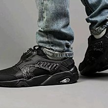 37折 南◇現 PUMA DISC BLAZE 黑色 全黑色 黑魂 武士 潑墨 362528-01 轉盤