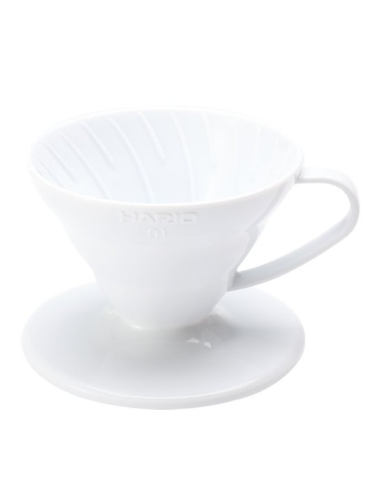 HARIOV60咖啡樹脂陶瓷濾杯手沖滴濾YM式器具配量勺過濾杯VD~特價
