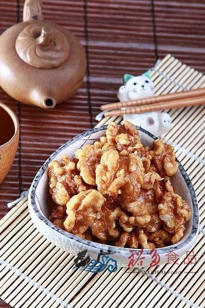 愛饕客【烘焙蜜汁核桃】精選核桃裹上麥芽糖，甜滋滋的營養美味 ！300g