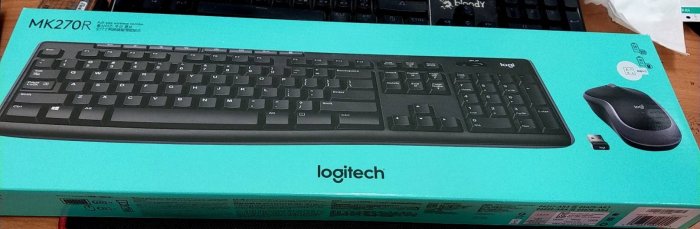 新莊民安《含稅附發票 原廠3年保固！》Logitech 羅技 MK270r 無線 鍵盤 滑鼠組 隨插即用 防潑濺設計