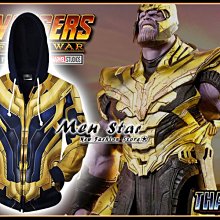 【Men Star】免運費 復仇者聯盟 4 薩諾斯 鎧甲衣 彈力運動外套 神盾局衣服 Thanos 薩諾司 撒諾斯 服裝