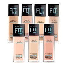 美國 媚比琳 Maybelline Fit Me!反孔特霧粉底液30ml【特價】§異國精品§