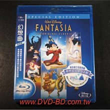 [藍光BD] - 幻想曲 Fantasia 特別版 ( 得利公司貨 ) - 迪士尼動畫音樂劇