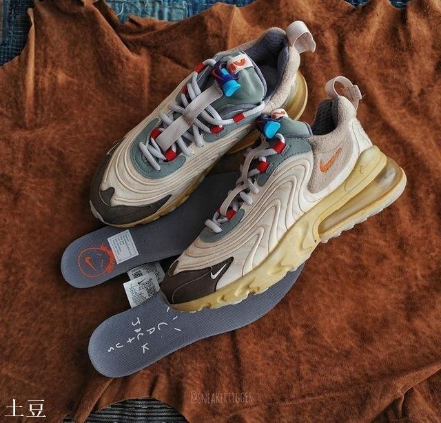 土豆）TRAVIS SCOTT X NIKE AIR MAX 270 REACT 沙漠聯名CT2864-200