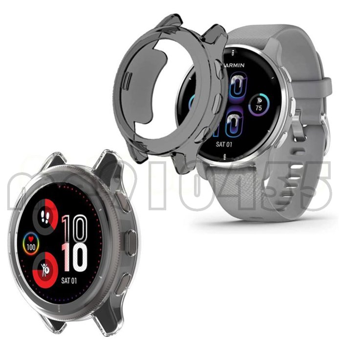 Garmin Venu 2 plus 手錶 保護套 TPU 軟殼 手錶殼 半包防摔保護套錶殼