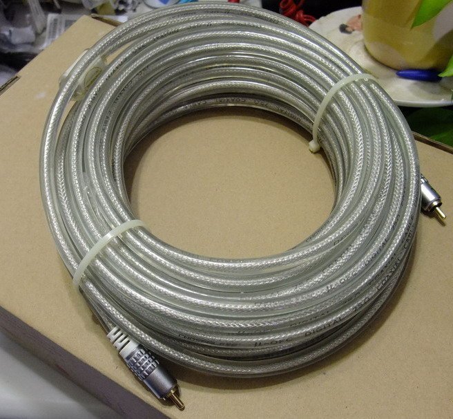 【全一網購】1.5米 發燒級 超純無氧銅 μ-OFC 75歐姆 數位同軸線 Coaxial SPDIF 5米 10米 重低音線