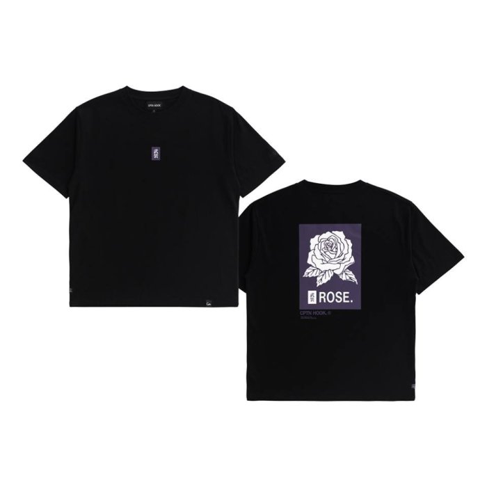 CPTN HOOK ARRIVAL 19 ROSE TEE II 白/紫/黑