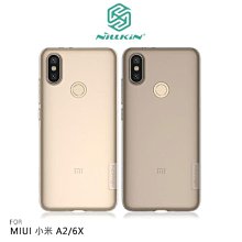 --庫米--NILLKIN MIUI 小米 A2/6X 本色TPU軟套 軟殼 透色套 透明套 手機套