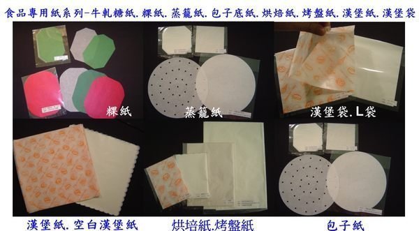 【空白漢堡紙】30*30公分漢堡紙， FDA/SGS 食品衛生檢驗合格烘焙紙，每包500入