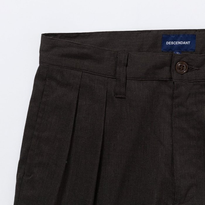 【日貨代購CITY】2020SS DESCENDANT DCDT DC-3 TUCK TROUSERS 千鳥格 褲 現貨