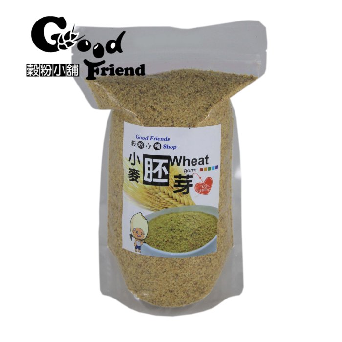 【穀粉小舖 Good Friend Shop】小麥胚芽 (薄片／細粉) （袋裝）