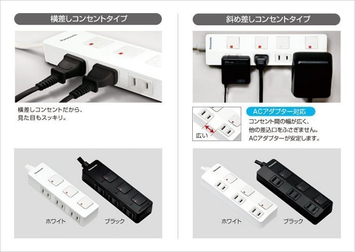 🇯🇵日本製 Panasonic國際牌延長線4插4獨立開關 延長線2公尺（2m）