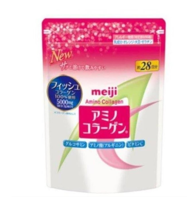 【妞妞商貿】買3送1 買5送2 日本 Meiji 明治 膠原蛋白粉補充包28日份tsr現貨-NN