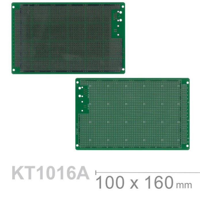 『聯騰．堃喬』KT-1016A 100 x 160 mm 單面 50 x 36 孔 FRP  PCB板 萬用電路板