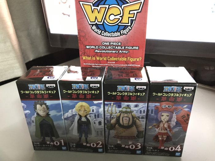 全新現貨未拆 代理版 景品 WCF 海賊王 航海王 革命軍 篇 小全套 四款 薩波 龍 貝洛貝蒂 非四皇 特價中 免運費