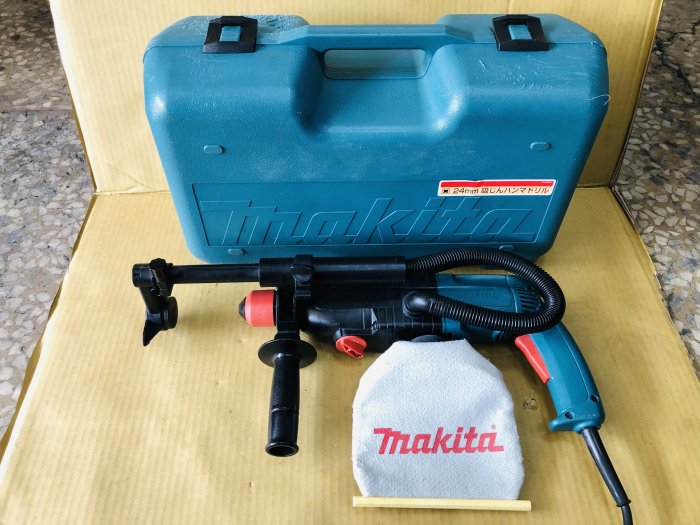 "外匯嚴選'' makita 牧田 HR2430 電動鎚鑽 四溝免出力電鑽  集塵/吸塵 /中古/二手/日本原裝