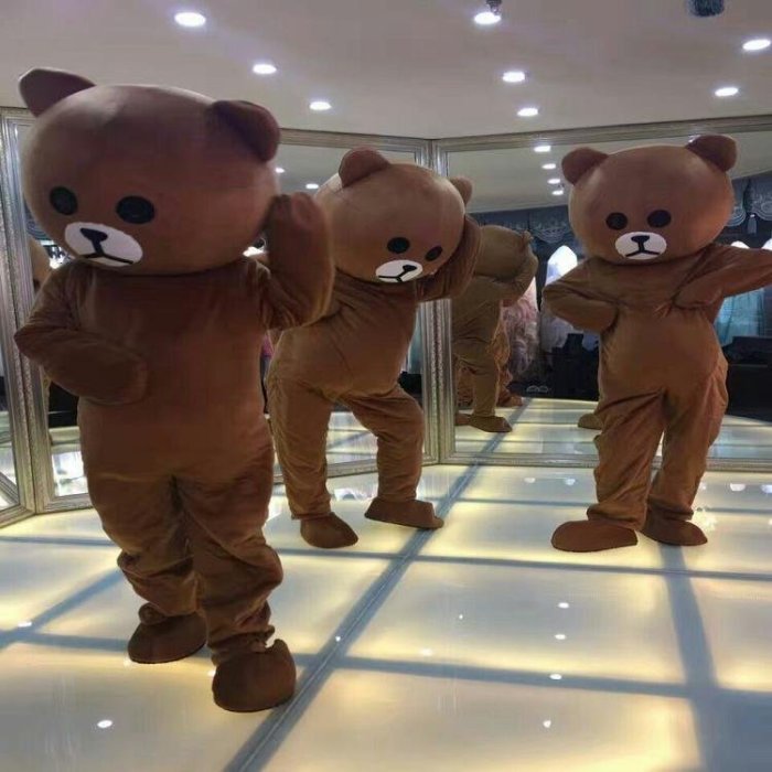 【熱賣精選】人體玩偶熊衣服熊套裝人偶服裝卡通大人搞怪小熊網紅熊發傳單人穿