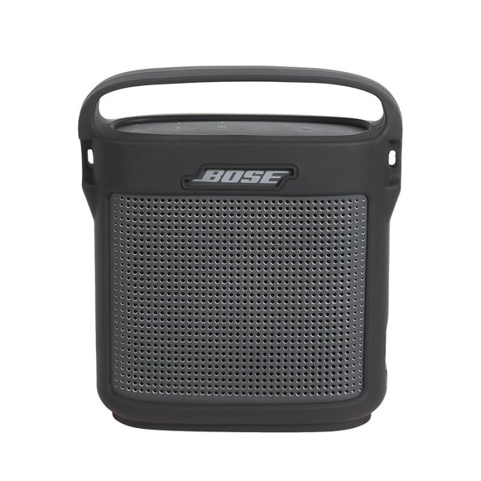 Color 2 揚聲器保護套 便攜矽膠套適用於 Bose SoundLink Color II 藍牙喇叭 帶肩帶和登山扣