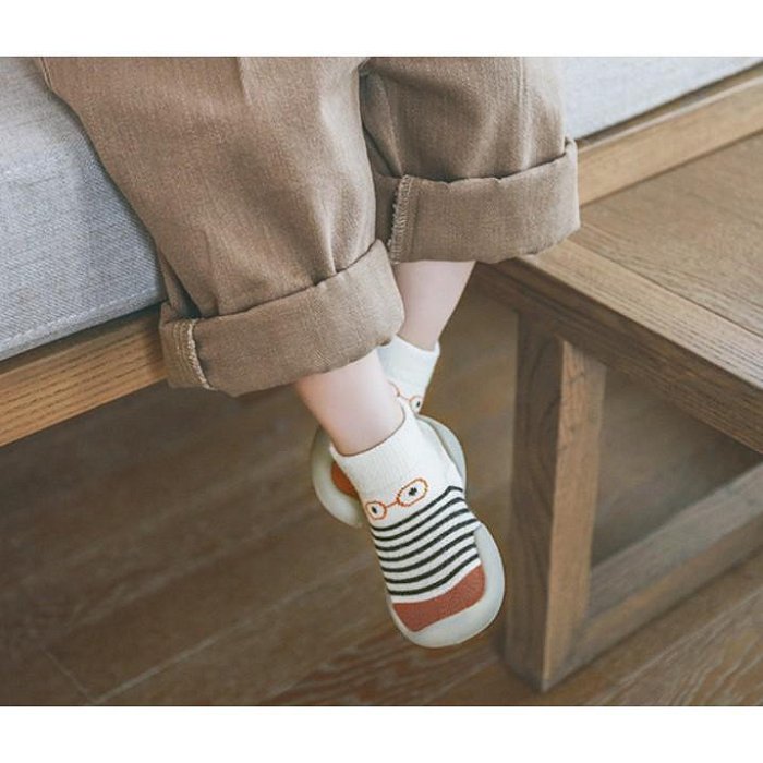《J&C喬思生活》韓版0-3歲兒童鞋寶寶防滑膠底學步鞋襪 童鞋 嬰兒鞋 防滑鞋 止滑鞋 外出鞋 兒童鞋