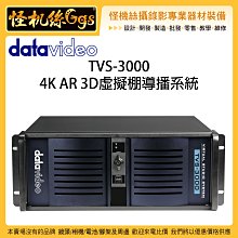 怪機絲 datavideo 洋銘 TVS-3000 4K AR 3D虛擬棚導播系統 去背 直播 錄影 虛擬 特效