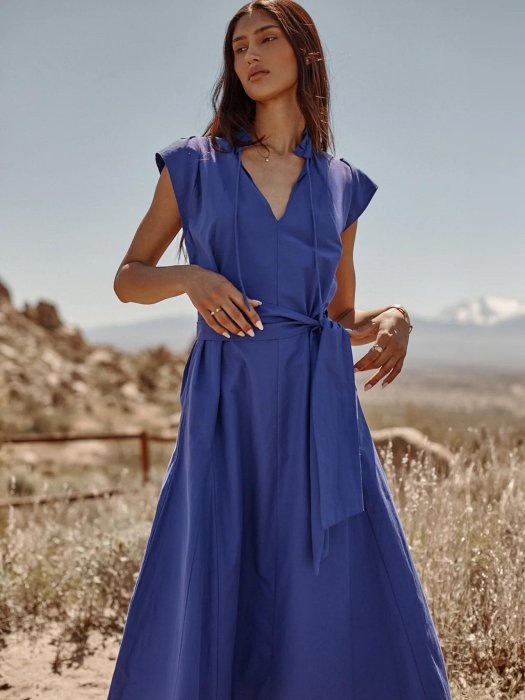Brochu Walker 2024新品絕美藍色洋裝