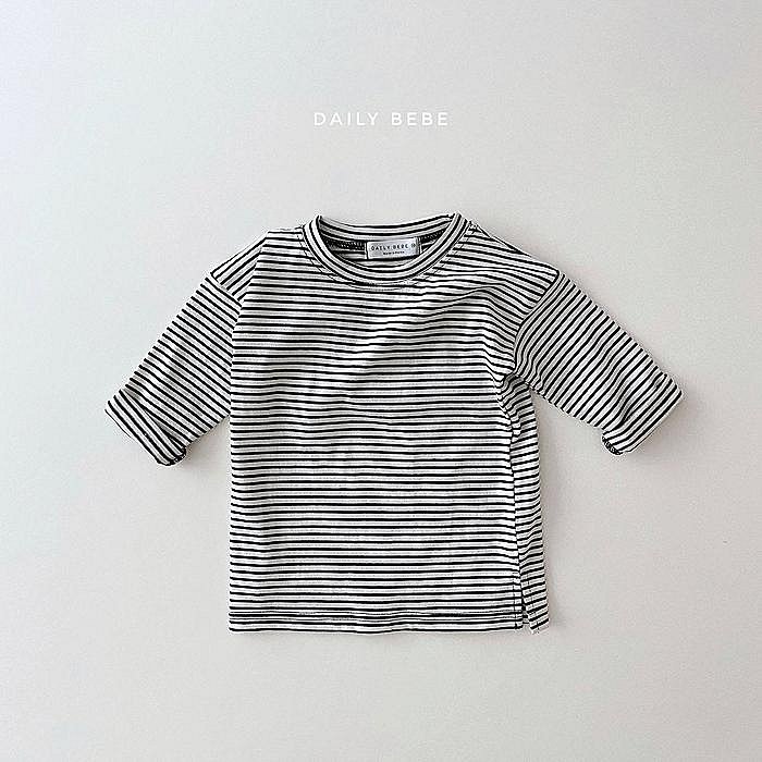 XS~XL ♥上衣(條紋) DAILY BEBE-2 23秋季 DBE230817-251『韓爸有衣正韓國童裝』~預購